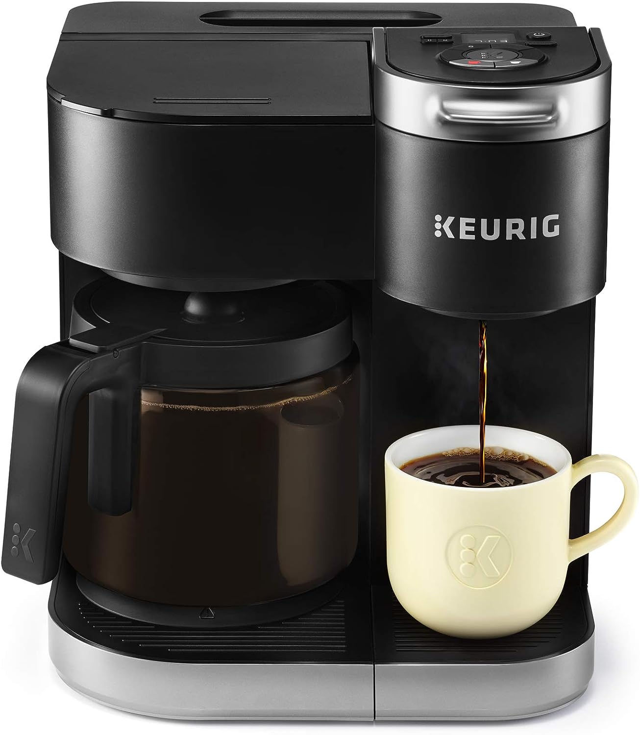 Keurig K-Duo Single Serve K-Cup Pod Carafe Coffee Maker, Black